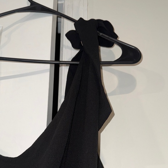 Pink Lily Black One-Shoulder Dress - Picture 3 of 5